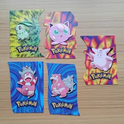 Topps 1999 Pokemon Die-Cut Embossed TV Animation Edition Pokemon Trading Cards - Image 1
