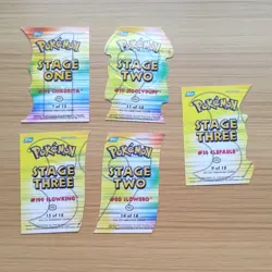 Topps 1999 Pokemon Die-Cut Embossed TV Animation Edition Pokemon Trading Cards - Image 2