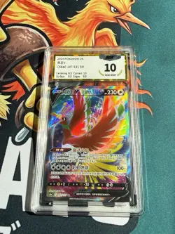 Pokemon Ho-Oh v FULL ART Card 147/131 SR PGS Gem Mint 10 Chinese Like PSA CGC - Image 1