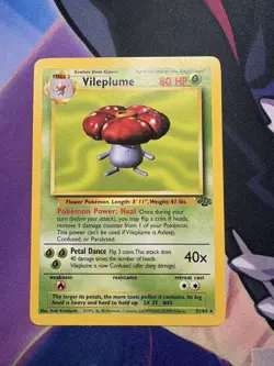 Pokemon TCG Vileplume 31/64 Jungle Unlimited Non-Holo Card - Image 1