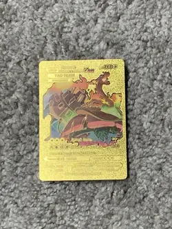 Venusaur,Charizard&Blastoise VMax Tag Team Rare Gold Accent Foil Fan Art Cards - Image 1