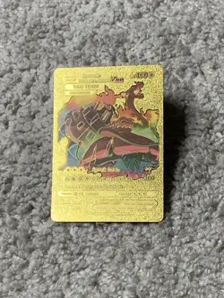 Venusaur,Charizard&Blastoise VMax Tag Team Rare Gold Accent Foil Fan Art Cards - Image 2