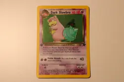 Pokemon Card Dark Slowbro 12/82 1st Edition Team Rocket Holo Rare WOTC Vintage - Image 1