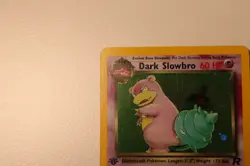 Pokemon Card Dark Slowbro 12/82 1st Edition Team Rocket Holo Rare WOTC Vintage - Image 2
