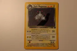 Pokemon Card Dark Magneton 11/82 Team Rocket Holo Rare WOTC Vintage - Image 1