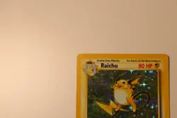 Pokemon Card Raichu 14/102 Base Set Holo Rare WOTC Vintage - Image 2