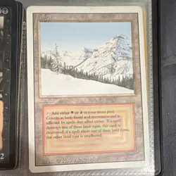 Magic: The Gathering Taiga Land Card Red Green by Rob Alexander - Image 1