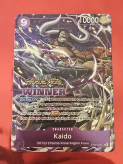 Kaido Treasure Cruise Winner ST04-003 One Piece Promo Prize Card English - Image 1