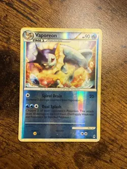 Vaporeon 52/95 - Call of Legends - Reverse Holo - 2011 Pokemon Card - Image 1