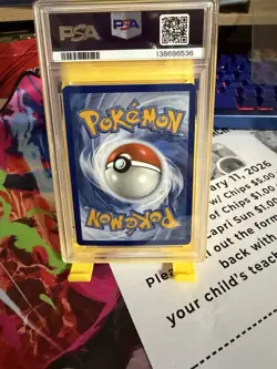 McDonald's 2025 Pokemon Pikachu Holo Card 002/015 Psa 5 - Image 2