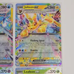 Pokemon TCG Eeveelutions EX Prismatic Evolutions - 9 CARD SET COMPLETE N/NM - Image 4