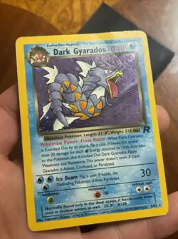 Pokemon TCG Dark Gyarados Holo Rare Card 8/82 Vintage Card - Image 3