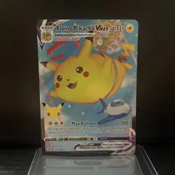 Pokemon TCG Flying Pikachu VMAX Holo Ultra Rare Card Celebrations 007/025 NM/M - Image 1