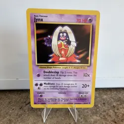 Pokemon Jynx Base Set 31/102 Uncommon Regular 70 HP English Card - Image 1