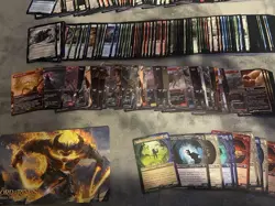 Lot of 474 Magic The Gathering Lord of the Rings Art Cards Gold Stamp 40+ Holos - Image 3