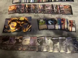 Lot of 474 Magic The Gathering Lord of the Rings Art Cards Gold Stamp 40+ Holos - Image 4