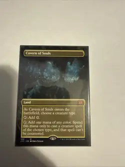 CAVERN OF SOULS *Non-Foil* Borderless Ext Art 2X2 MTG NM/MT Double Masters 2022 - Image 1