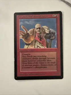 Magic the Gathering MTG Beta Two-Headed Giant of Foriys MP+ (Beta Bob) - Image 1