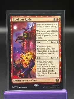 Cool but Rude 0089 Rare Non Foil Enchantment Class MTG TMNT - Image 1