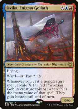 MTG Ovika, Enigma Goliath ** Phyrexia: All Will Be One ** English (NM) - Image 1