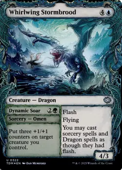 Whirlwing Stormbrood - 322 - TDM - NM - MTG Magic the Gathering - Image 1