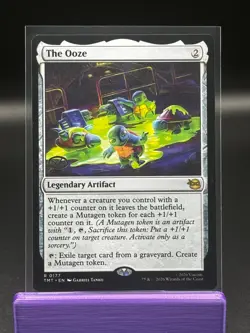 The Ooze TMNT Regular 0177 Magic The Gathering NM Legendary Artifact - Image 1