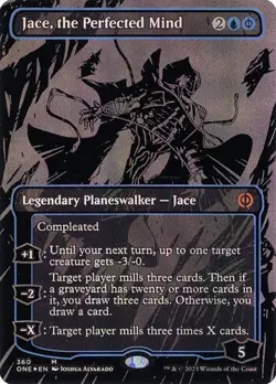 Jace, the Perfected Mind - Oil Slick Foil Extended Art ONE NM MTG - Image 1