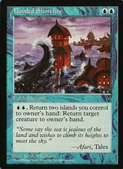 Flooded Shoreline Visions MtG NM - Image 1