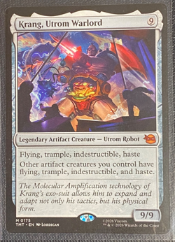 Krang, Utrom Warlord Teenage Mutant Ninja Turtles Regular MTG TMT #175 NM/M - Image 1