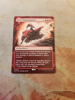 Fiery Emancipation Wilds Of Eldraine Enchanting Tales MTG NM - Image 1