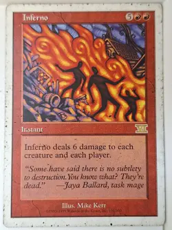 Inferno - (MP) 6th Edition Core Set - Magic the Gathering MTG - Image 1