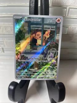 Pokemon Scarlet & Violet Obsidian Flames ETB Charmander 044 Black Star Promo - Image 1