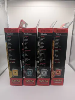 Sold as bundle! Pokemon ex Battle Deck Lot Victini Miraidon Houndoom Melmetal - Image 2