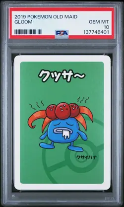 2019 POKEMON OLD MAID GLOOM PSA 10 - Image 1