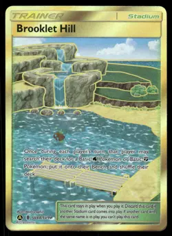 Pokemon Cards Brooklet Hill SV88/SV94 Hidden Fates Shiny Vault Secret Rare NM *3 - Image 1