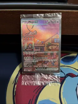 Mew ex SVP 053 SEALED Pokemon TCG Scarlet Violet 151 Black Star Promo Full Art - Image 1