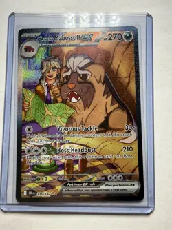 Pokemon Arven's Mabosstiff EX Holo Special Illustration Rare 235/182 Sv10 Set - Image 1