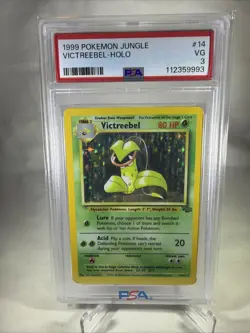 1999 POKEMON JUNGLE #14 VICTREEBEL-HOLO PSA 3 - Image 1