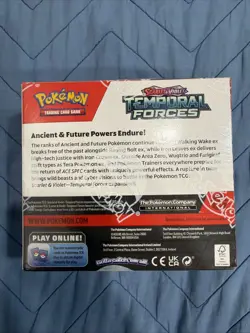 Pokemon TCG Temporal Forces Booster Box Factory Sealed 36 Packs Scarlet & Violet - Image 2