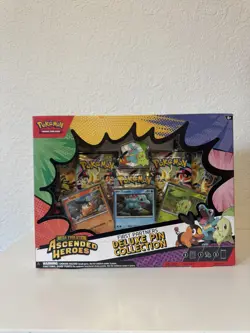 (1) Pokemon Ascended Heroes First Partners Deluxe Pin Coll. Box New Sealed - Image 1