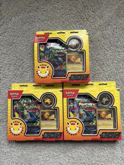 Pokemon TCG 2026 Pokemon Day 30th Anniversary Collection Box Lot of 3 Sealed! - Image 3