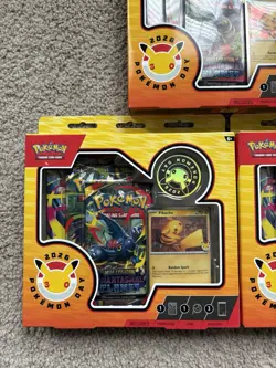 Pokemon TCG 2026 Pokemon Day 30th Anniversary Collection Box Lot of 3 Sealed! - Image 5