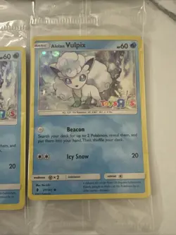 Alolan Vulpix - 21/145 (Toys R Us Promo) Holo New Sealed Pokemon TCG - Lot of 10 - Image 5