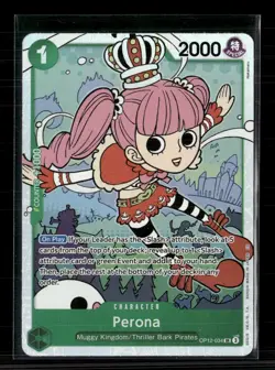 One Piece TCG Perona Legacy of the Master SR • OP12-034 Foil - Image 1