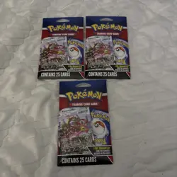 Pokemon TCG Rayquaza Foil Mystery Pack 25 Lot of 3 Factory Sealed Cards - Image 1