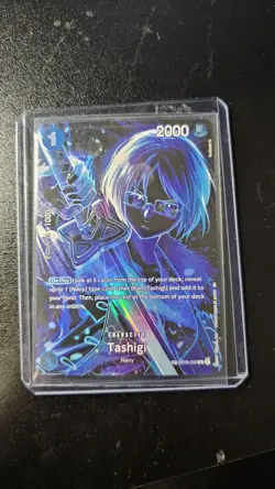 Bandai One Piece Card Game Tashigi OP06-050 Character SP Holo 2000 Power - Image 1