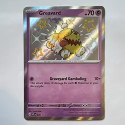 Greavard 070 SV: Scarlet & Violet Black Star Promo Pokemon Card - Image 1