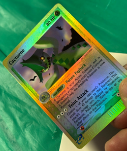 Cacturne #2/100 Reverse Holo Rare EX Sandstorm Pokemon NM Card - Image 3