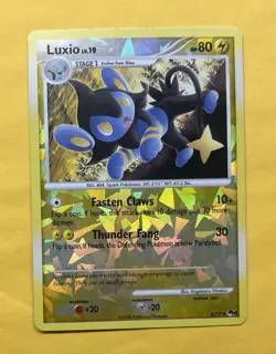 Pokemon Card Luxio 8/17 Cracked Ice Reverse Holo Rare 074 LP - Image 1