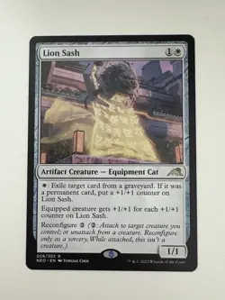 Lion Sash MTG Magic the Gathering Card NM Near Mint NEO - Image 1